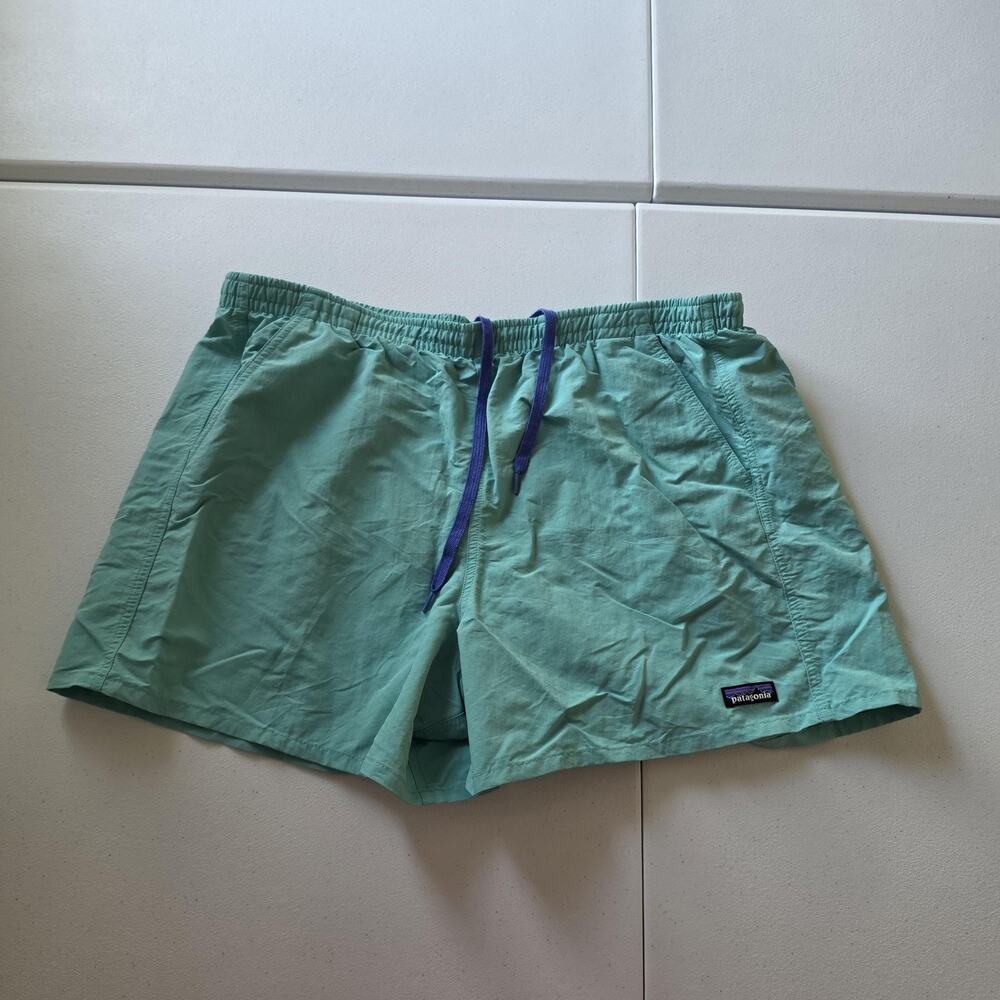 Patagonia Swim Shorts Mens XL Baggies Green NetPlus outdoor hiking swim